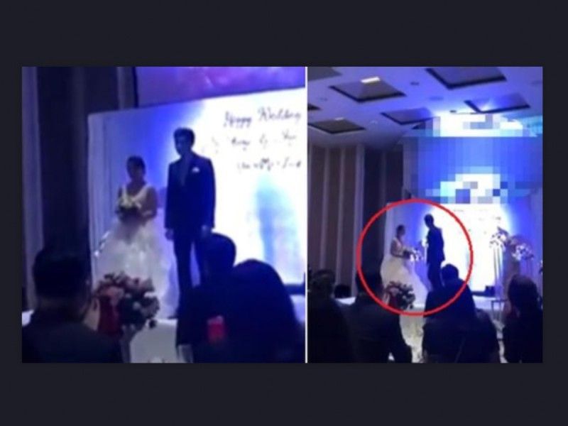 Novio expone video de infidelidad de su amada…. ¡en plena boda!