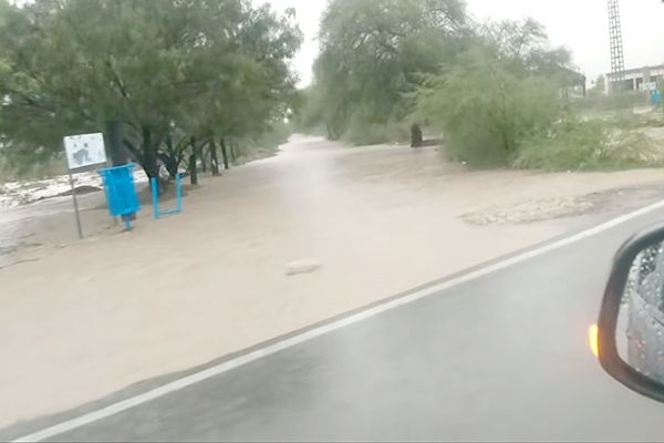 Se desborda Saca Salada por lluvias