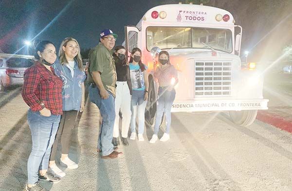 Empieza traslados el “Fronterabus”