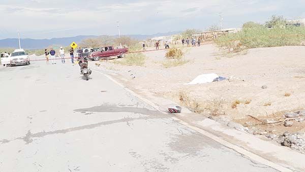 Muere motociclista a velocidad y sin casco