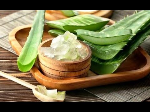 Mascarilla exfoliante a base de aloe vera