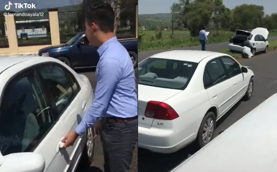 Joven recibe un carro como regalo de graduación y lo choca en menos de un día