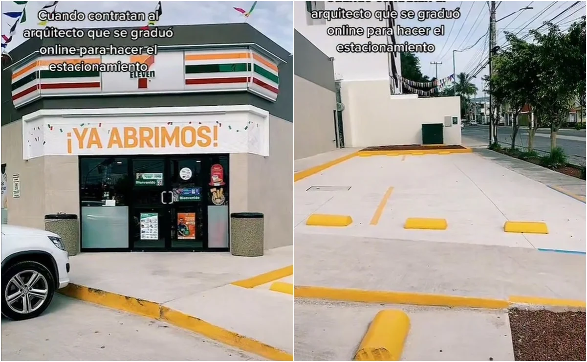 «¡¿Por dónde entro?!»: inauguran 7-Eleven sin entrada a su estacionamiento