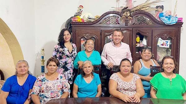 Visita Hugo Lozano colonia 18 de febrero