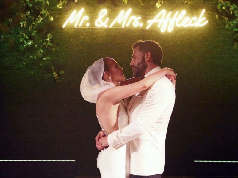 Jennifer Lopez comparte nuevas fotos de su boda con Ben Affleck