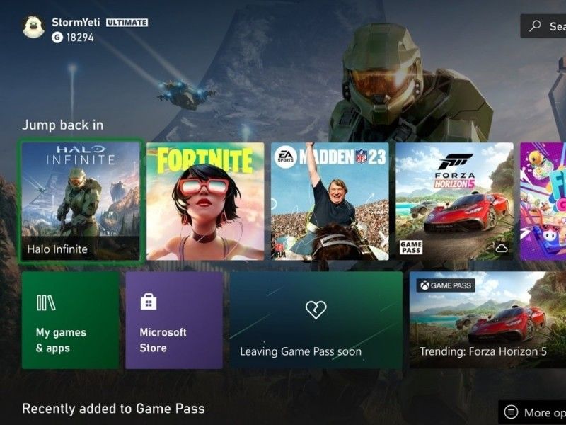 Microsoft prueba la nueva interfaz de Xbox que lanzará en 2023