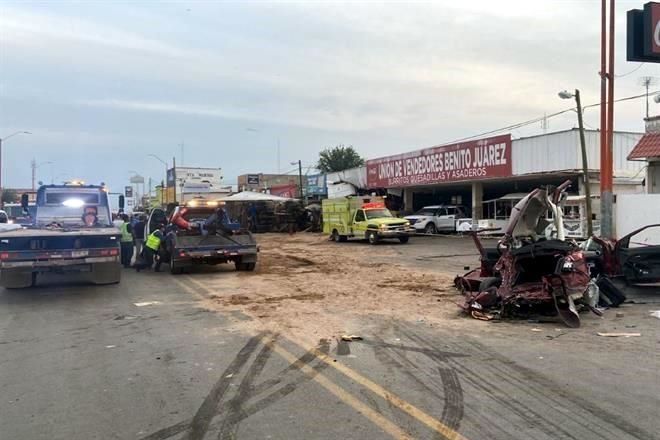 Suman 10 muertos por choque en Ahumada, Chihuahua