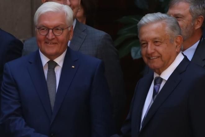 Buscan AMLO y Presidente alemán ampliar relación económica