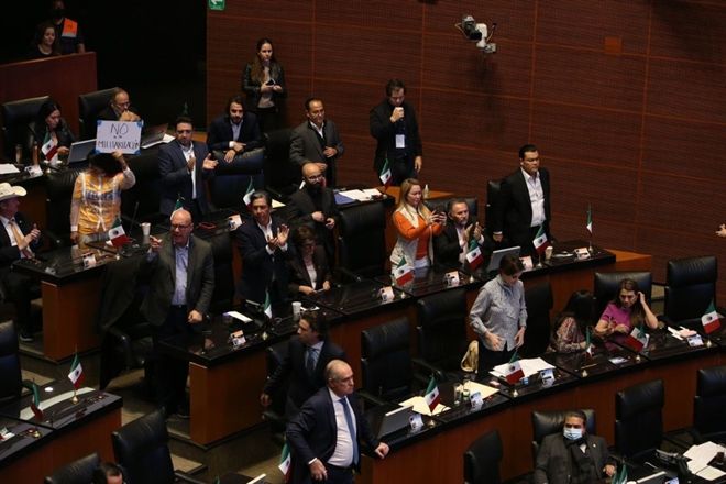 Urgen a senadores ser firmes con rechazo a militarización