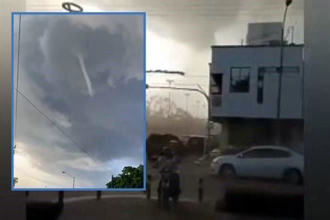 Golpea tornado a pobladores en Guamúchil, Sinaloa