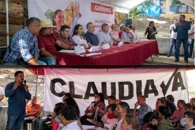 Promocionan funcionarios de Guerrero… ¡A Sheinbaum!