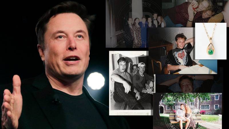 Pasado rentable: Exnovia de Musk subasta fotos y recuerdos del multimillonario