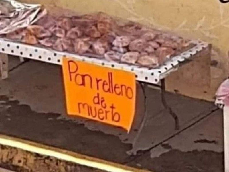 “Pan relleno de muerto”, curioso anuncio se vuelve viral