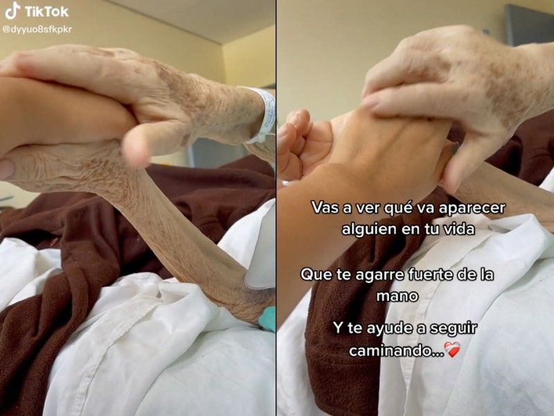 ‘El tiempo lo sana todo’, abuelita en su agonía trata de consolar a su nieta