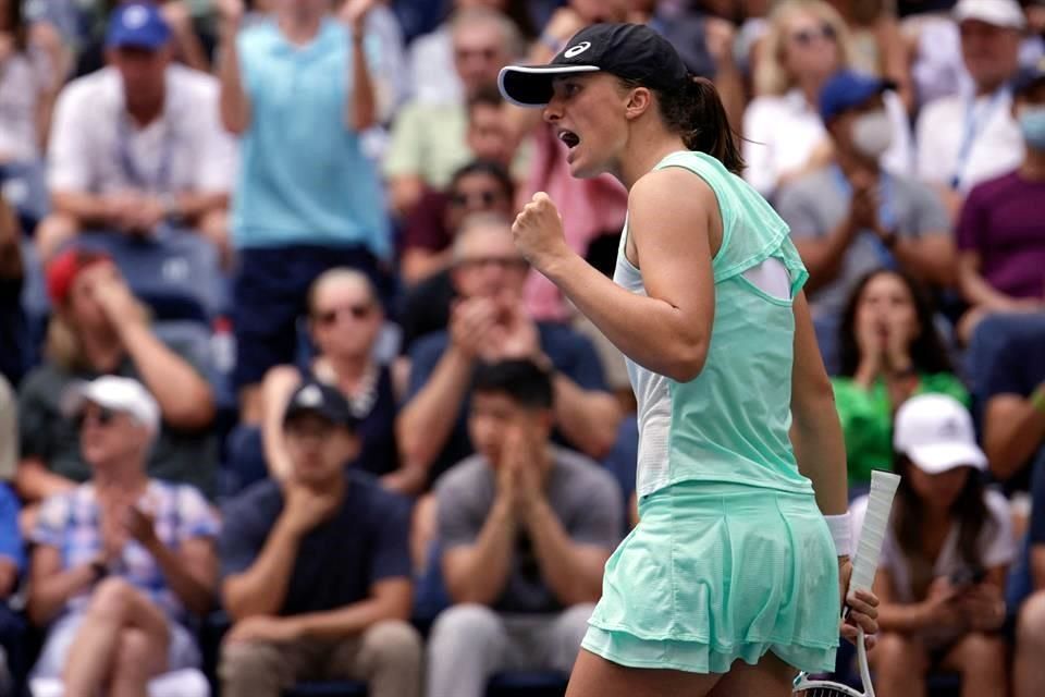 Reacciona Iga Swiatek y se mete a Cuartos del US Open