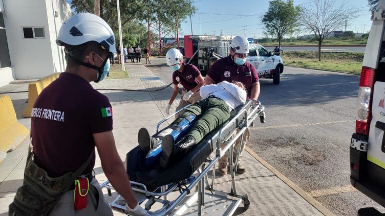 Celebran simulacro en Frontera