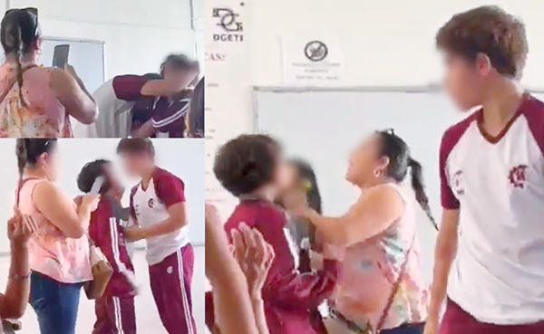 Alumna ataca a maestra y compañero en Nayarit