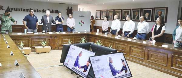 Nuestra tarea es cuidar a saltillenses: Fraustro