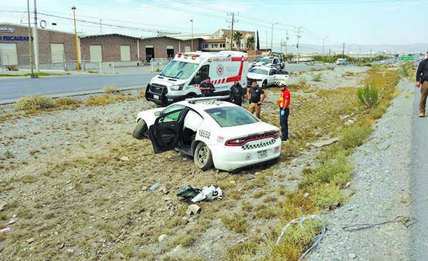 Se accidenta elemento de la Guardia Nacional