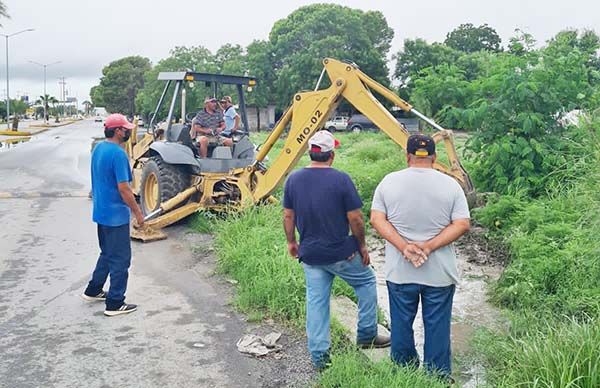 Refuerzan trabajos de limpieza en San Buena