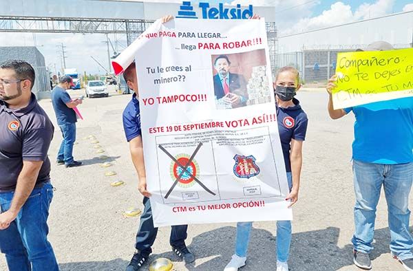 Elelgirán trabajadores TEKSID a su sindicato