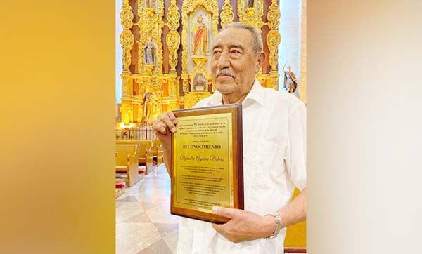 Reconoce Diócesis a Alejandro Aguirre por Pastoral Penitenciaria