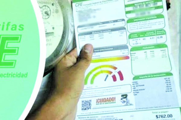 Aumenta la luz 28% en un año