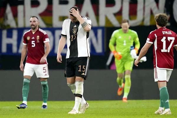 Sorpresiva derrota de Alemania en casa ante Hungría