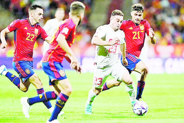 Pierde España en casa con Suiza en Nations League