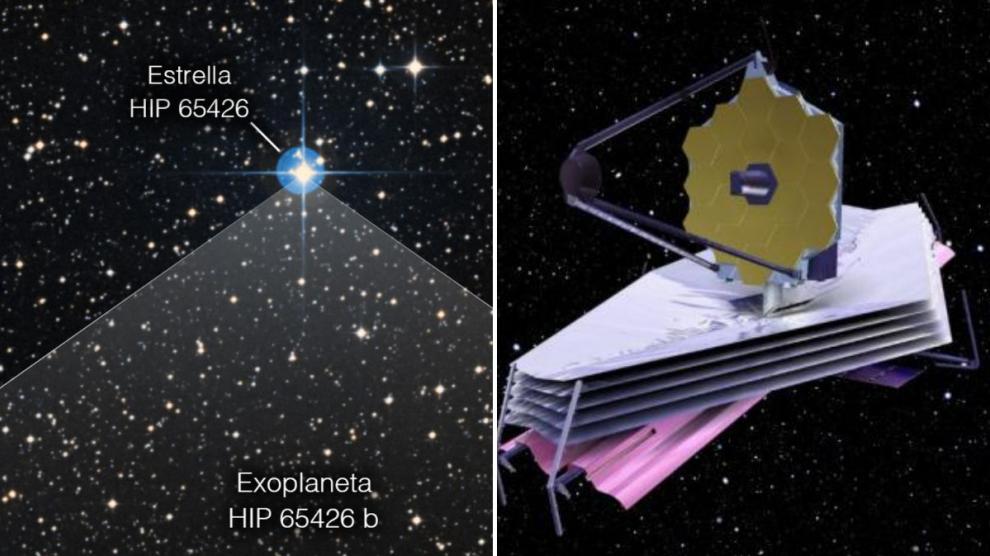 Capta el telescopio ‘James Webb’ su primer exoplaneta