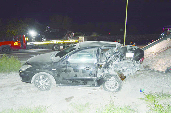 Tres heridos en fuerte carambola