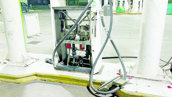 Briago impacta troca con bomba de diesel