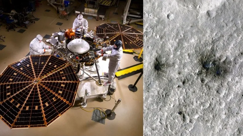 NASA graba por primera vez el ruido de meteoritos impactando Marte