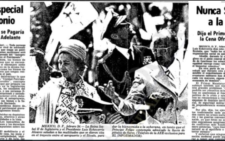 Las dos visitas de la Reina Isabel II a México