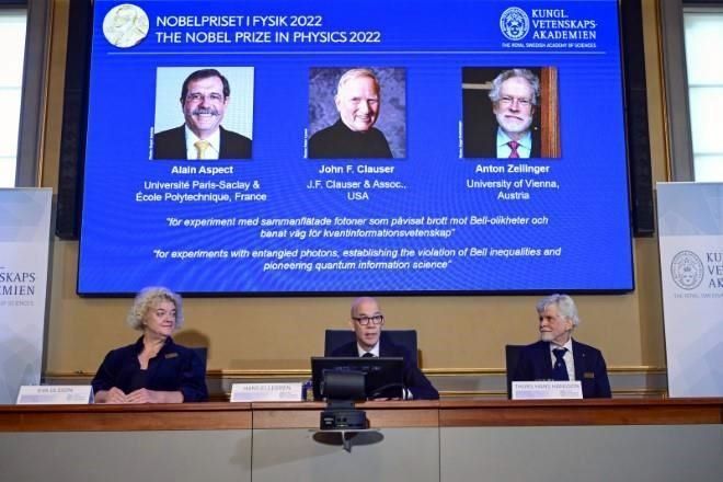 Ganan 3 expertos en ciencia cuántica Nobel de Física