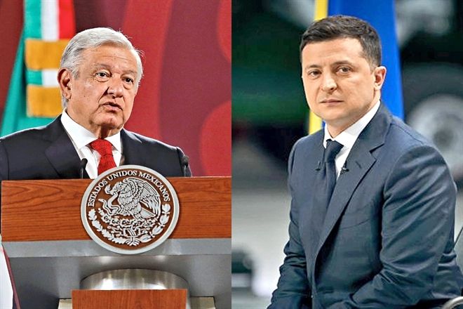 ‘¿Con quién estaría Hidalgo?’, revira Zelensky a AMLO