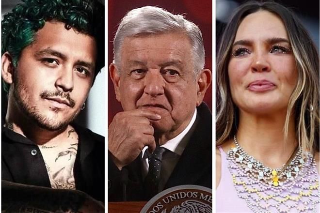 Nodal en el Zócalo… si Belinda está de acuerdo, dice AMLO