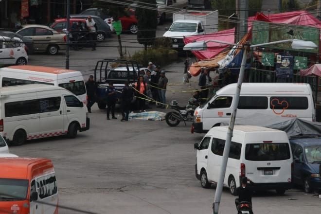 Asesinan a un checador de transporte público en Naucalpan