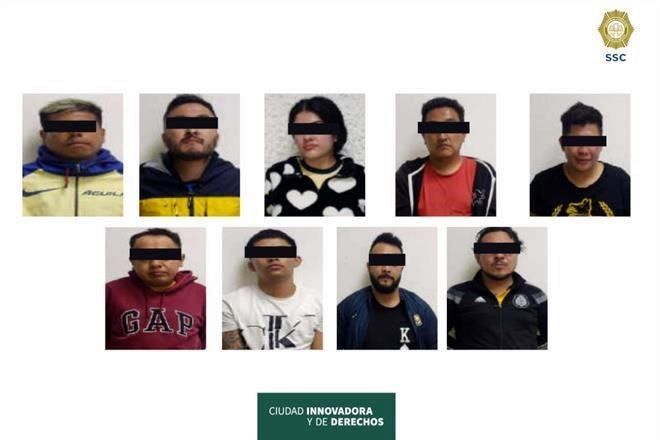 Detienen a 9 aficionados del América por robo