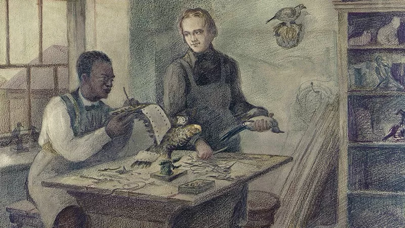 John Edmonstone, el esclavo liberado que le enseñó taxidermia a Darwin, un arte que abrió el camino para su teoría de la evolución