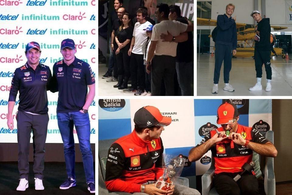 Disfrutan de México pilotos de F1￼