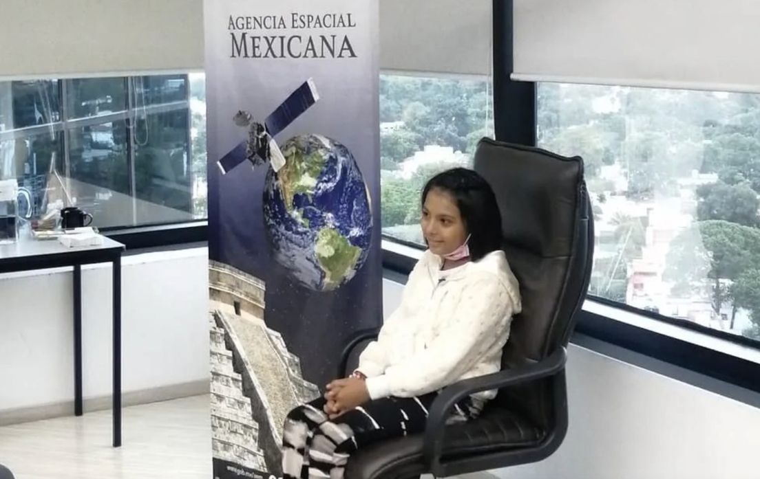Adhara, la niña mexicana más inteligente del mundo que busca llegar a la Luna o a Marte
