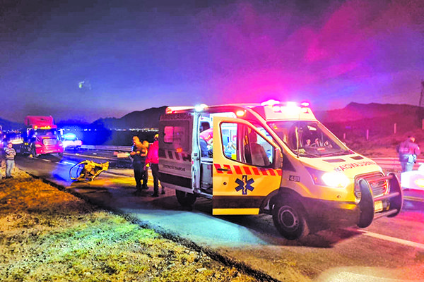 Cuatro lesionados saldo de accidente