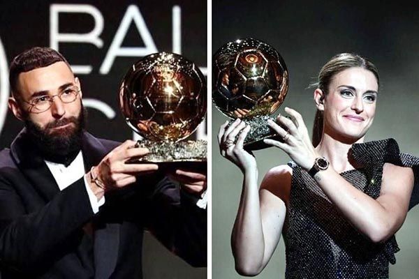 Benzema y Putellas se quedan con el Balón de Oro