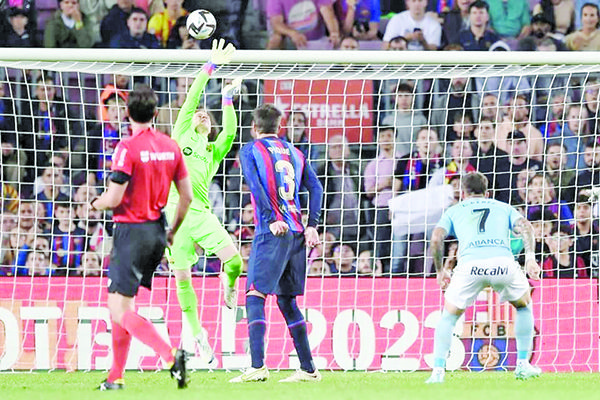 Mantiene Barcelona liderato gracias a Ter Stegen