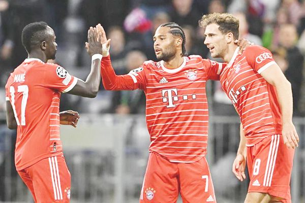 Golea Bayern Múnich y lleva paso perfecto en Champions