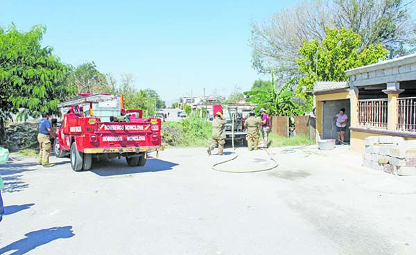 Drogadictos queman vivienda y se fugan