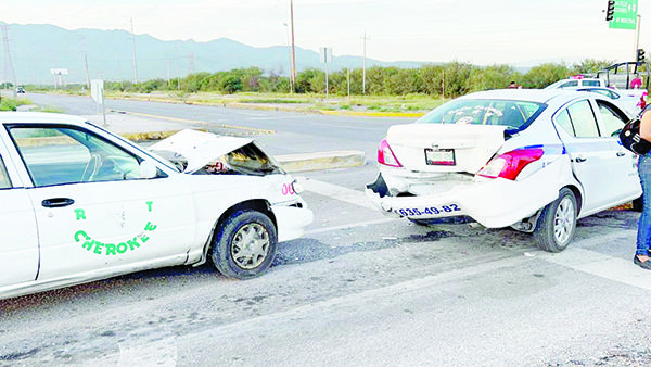Un herido en choque entre dos chafiretes