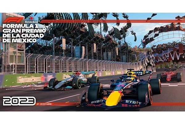 Presentan póster del GP de México 2023