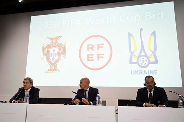 Aceptan España y Portugal a Ucrania para Mundial 2030